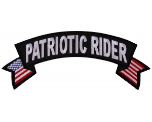 Patriotic Rider Patch